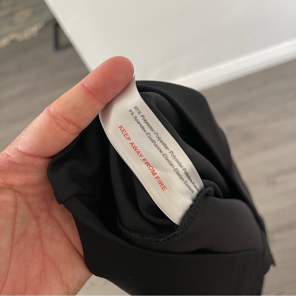 Solace London black plunge v neck midi dress size 2 - Picture 7 of 7